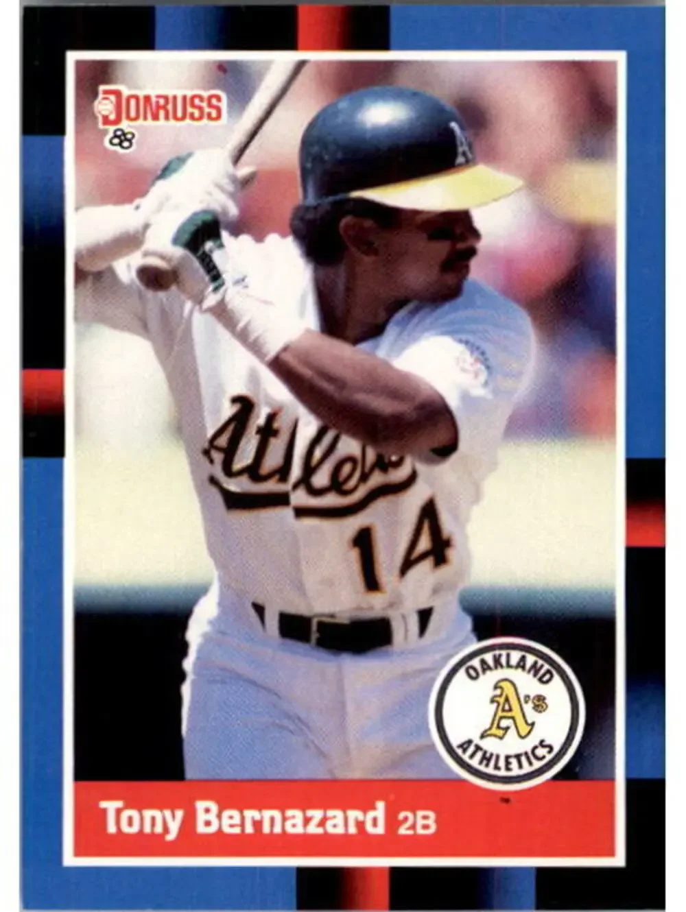 1988 Tony Bernazard Donruss Baseball Card #344
